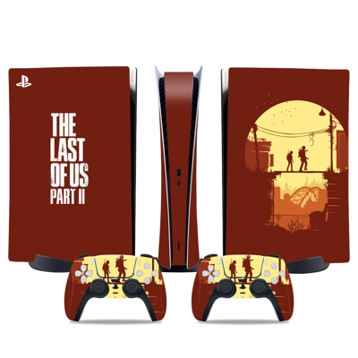 The Last of us decal skin for PS5 Digital Console and two Controllers