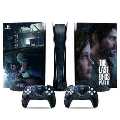 The Last of us decal skin for PS5 Digital Console and two Controllers