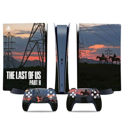The Last of us decal skin for PS5 Digital Console and two .. The Last of us decal skin for PS5 Digital Console and two ..