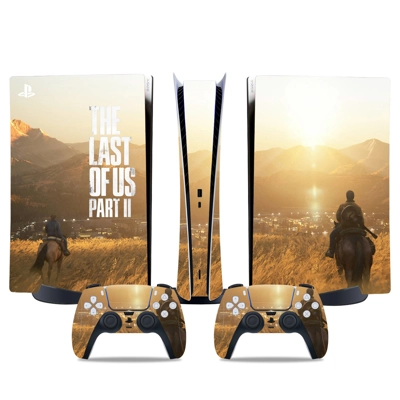 The Last of us decal skin for PS5 Digital Console and two .. The Last of us decal skin for PS5 Digital Console and two ..