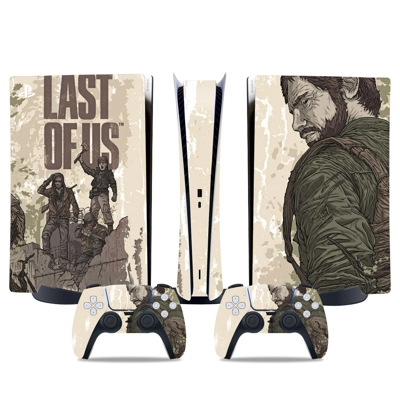 The Last of us decal skin for PS5 Digital Console and two Controllers