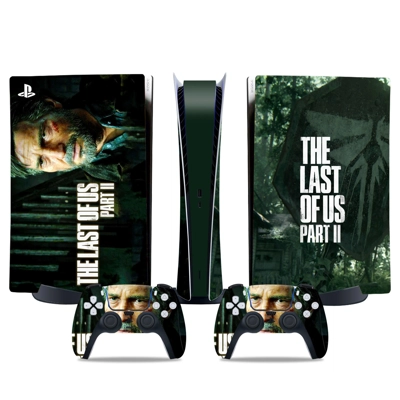 The Last of us decal skin for PS5 Digital Console and two .. The Last of us decal skin for PS5 Digital Console and two ..