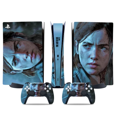 The Last of us decal skin for PS5 Digital Console and two .. The Last of us decal skin for PS5 Digital Console and two ..