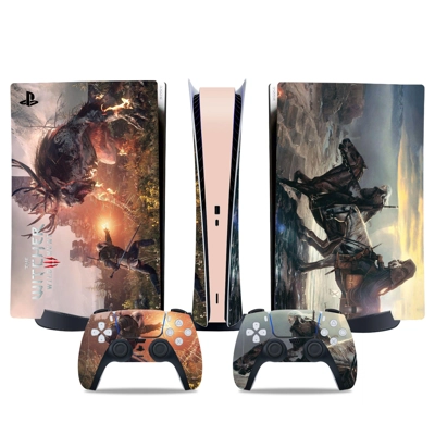 The Witcher Wild Hunt decal skin for PS5 Digital Console a.. The Witcher Wild Hunt decal skin for PS5 Digital Console a..