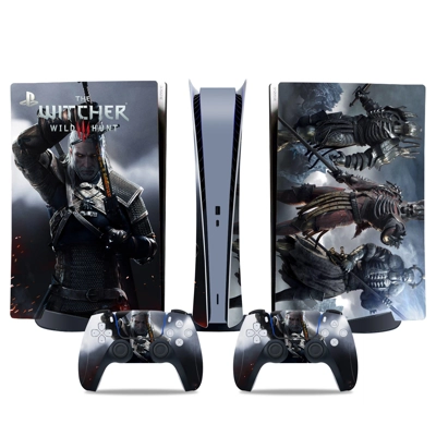 The Witcher Wild Hunt decal skin for PS5 Digital Console a.. The Witcher Wild Hunt decal skin for PS5 Digital Console a..