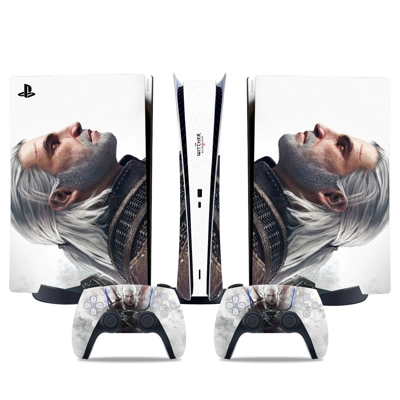 The Witcher Wild Hunt decal skin for PS5 Digital Console a.. The Witcher Wild Hunt decal skin for PS5 Digital Console a..