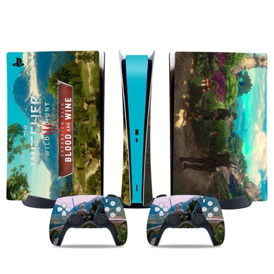 The Witcher Wild Hunt decal skin for PS5 Digital Console a.. The Witcher Wild Hunt decal skin for PS5 Digital Console a..