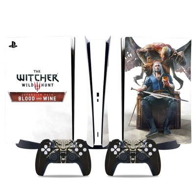 The Witcher Wild Hunt decal skin for PS5 Digital Console a.. The Witcher Wild Hunt decal skin for PS5 Digital Console a..