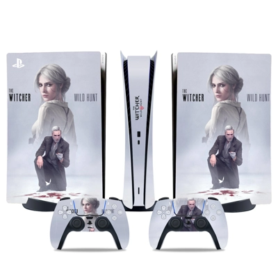 The Witcher Wild Hunt decal skin for PS5 Digital Console a.. The Witcher Wild Hunt decal skin for PS5 Digital Console a..