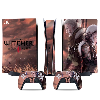 The Witcher Wild Hunt decal skin for PS5 Digital Console a.. The Witcher Wild Hunt decal skin for PS5 Digital Console a..