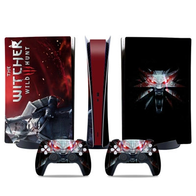 The Witcher Wild Hunt decal skin for PS5 Digital Console a.. The Witcher Wild Hunt decal skin for PS5 Digital Console a..