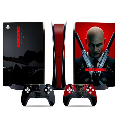 Hitman 3 decal skin for PS5 Digital Console and two Contro.. Hitman 3 decal skin for PS5 Digital Console and two Contro..