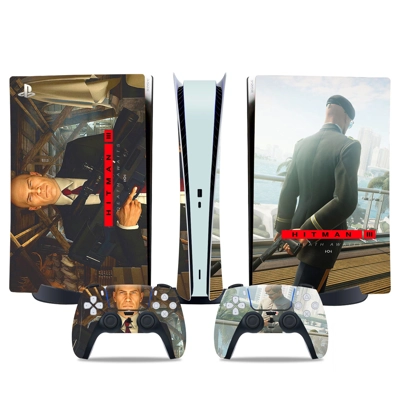 Hitman 3 decal skin for PS5 Digital Console and two Contro.. Hitman 3 decal skin for PS5 Digital Console and two Contro..