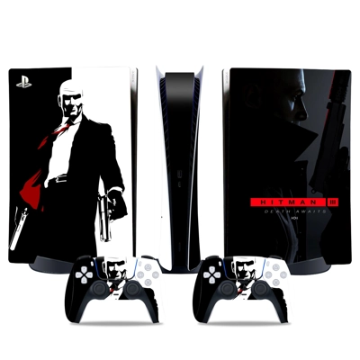 Hitman 3 decal skin for PS5 Digital Console and two Contro.. Hitman 3 decal skin for PS5 Digital Console and two Contro..