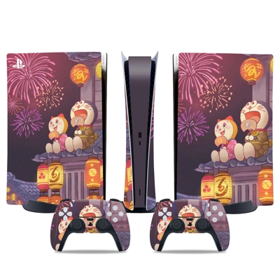 Doraemon decal skin for PS5 Digital Console and two Contro.. Doraemon decal skin for PS5 Digital Console and two Contro..