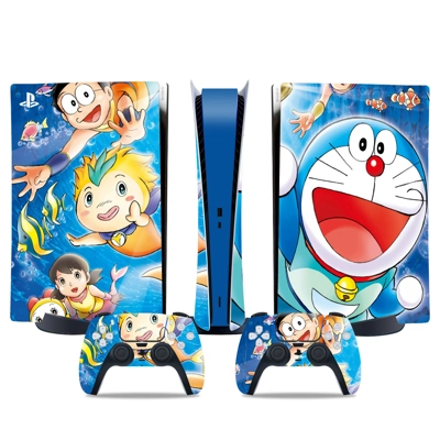 Doraemon decal skin for PS5 Digital Console and two Contro.. Doraemon decal skin for PS5 Digital Console and two Contro..