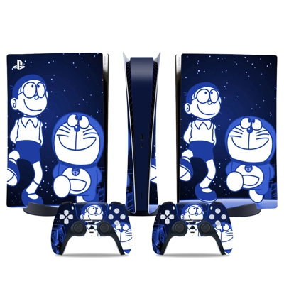 Doraemon decal skin for PS5 Digital Console and two Contro.. Doraemon decal skin for PS5 Digital Console and two Contro..