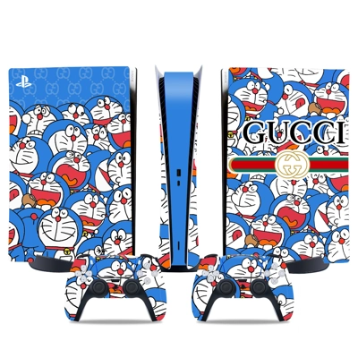 Doraemon decal skin for PS5 Digital Console and two Contro.. Doraemon decal skin for PS5 Digital Console and two Contro..