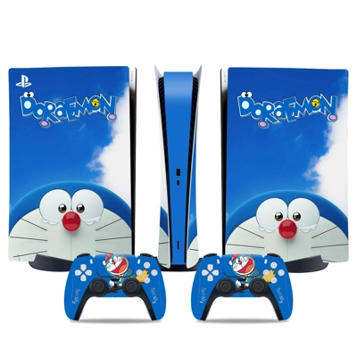 Doraemon decal skin for PS5 Digital Console and two Contro.. Doraemon decal skin for PS5 Digital Console and two Contro..