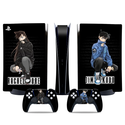 Jimmy Kudo decal skin for PS5 Digital Console and two Cont.. Jimmy Kudo decal skin for PS5 Digital Console and two Cont..
