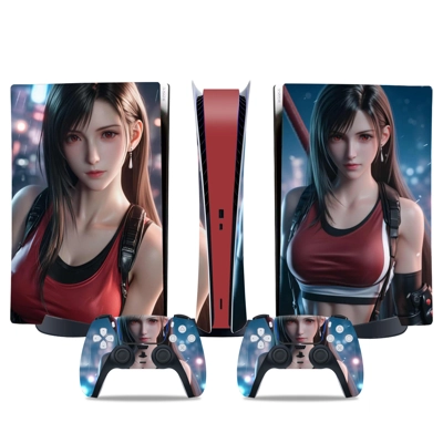 Final Fantasy decal skin for PS5 Digital Console and two C.. Final Fantasy decal skin for PS5 Digital Console and two C..
