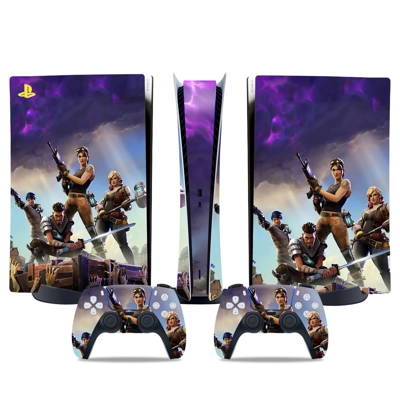 Fortnite decal skin for PS5 Digital Console and two Contro.. Fortnite decal skin for PS5 Digital Console and two Contro..