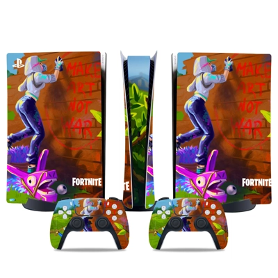 Fortnite decal skin for PS5 Digital Console and two Contro.. Fortnite decal skin for PS5 Digital Console and two Contro..