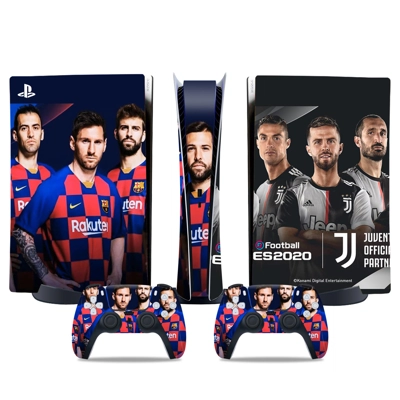 Messi decal skin for PS5 Digital Console and two Controllers