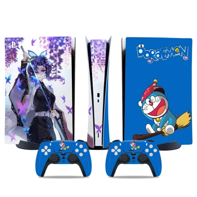 Doraemon decal skin for PS5 Digital Console and two Contro.. Doraemon decal skin for PS5 Digital Console and two Contro..