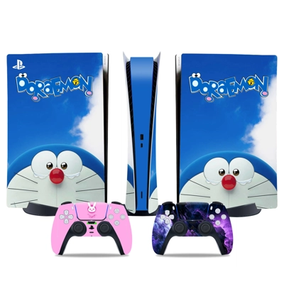 Doraemon decal skin for PS5 Digital Console and two Contro.. Doraemon decal skin for PS5 Digital Console and two Contro..
