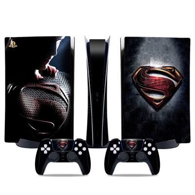 Superman decal skin for PS5 Digital Console and two Contro.. Superman decal skin for PS5 Digital Console and two Contro..