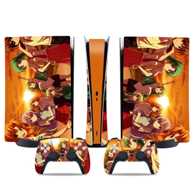 Higurashi decal skin for PS5 Digital Console and two Contr.. Higurashi decal skin for PS5 Digital Console and two Contr..