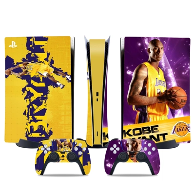 Kobe Bryant decal skin for PS5 Digital Console and two Con.. Kobe Bryant decal skin for PS5 Digital Console and two Con..