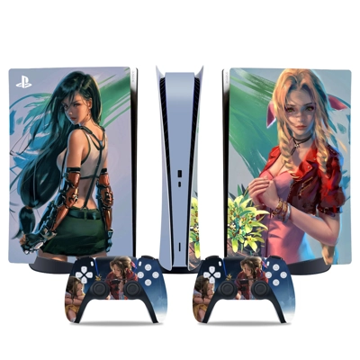 Final Fantasy decal skin for PS5 Digital Console and two C.. Final Fantasy decal skin for PS5 Digital Console and two C..