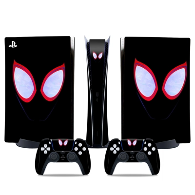Spiderman decal skin for PS5 Digital Console and two Contr.. Spiderman decal skin for PS5 Digital Console and two Contr..