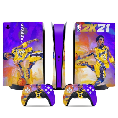2K21 decal skin for PS5 Digital Console and two Controllers