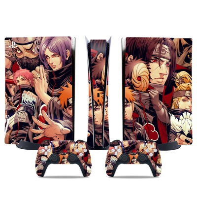 Naruto decal skin for PS5 Digital Console and two Controll.. Naruto decal skin for PS5 Digital Console and two Controll..