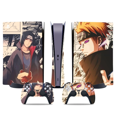 Naruto decal skin for PS5 Digital Console and two Controll.. Naruto decal skin for PS5 Digital Console and two Controll..