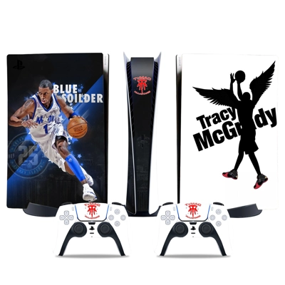 Tracy McGrady decal skin for PS5 Digital Console and two C.. Tracy McGrady decal skin for PS5 Digital Console and two C..