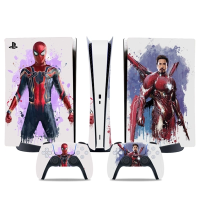 Avengers decal skin for PS5 Digital Console and two Contro.. Avengers decal skin for PS5 Digital Console and two Contro..