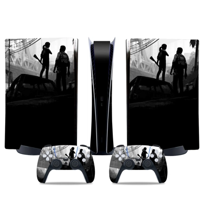 The Last of us decal skin for PS5 Digital Console and two .. The Last of us decal skin for PS5 Digital Console and two ..
