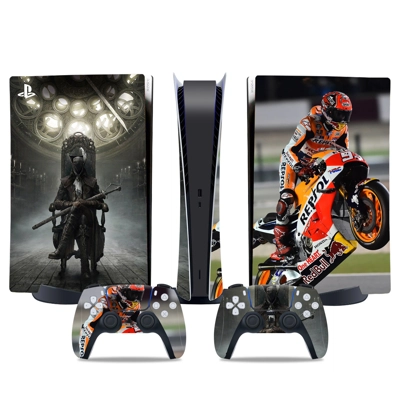 Bloodborne decal skin for PS5 Digital Console and two Cont.. Bloodborne decal skin for PS5 Digital Console and two Cont..