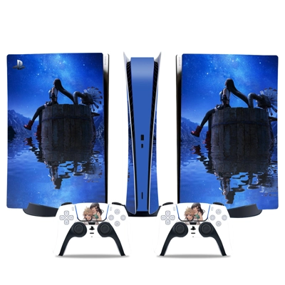 Anime decal skin for PS5 Digital Console and two Controllers Anime decal skin for PS5 Digital Console and two Controllers