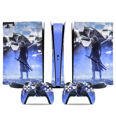 Devil May Cry decal skin for PS5 Digital Console and two Controllers