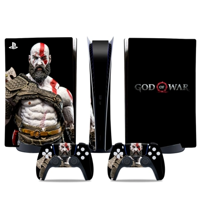 God of War decal skin for PS5 Digital Console and two Cont.. God of War decal skin for PS5 Digital Console and two Cont..