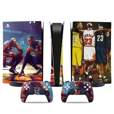 Jordan 23 decal skin for PS5 Digital Console and two Controllers