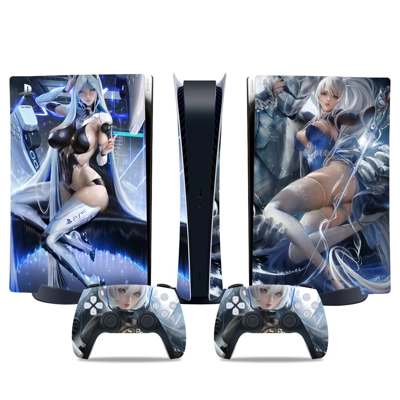 Overwatch decal skin for PS5 Digital Console and two Controllers