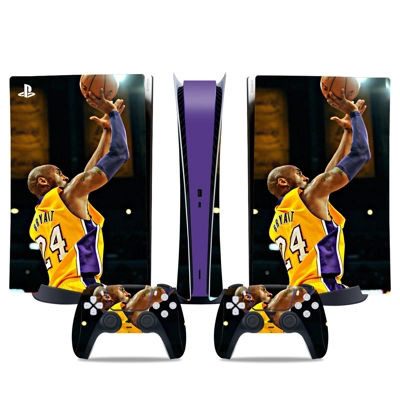 Kobe Bryant decal skin for PS5 Digital Console and two Con.. Kobe Bryant decal skin for PS5 Digital Console and two Con..
