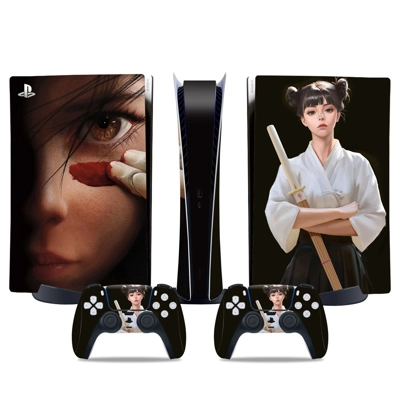 Junsheng Xu decal skin for PS5 Digital Console and two Con.. Junsheng Xu decal skin for PS5 Digital Console and two Con..