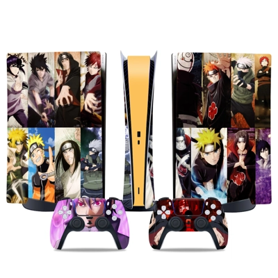 Naruto decal skin for PS5 Digital Console and two Controll.. Naruto decal skin for PS5 Digital Console and two Controll..
